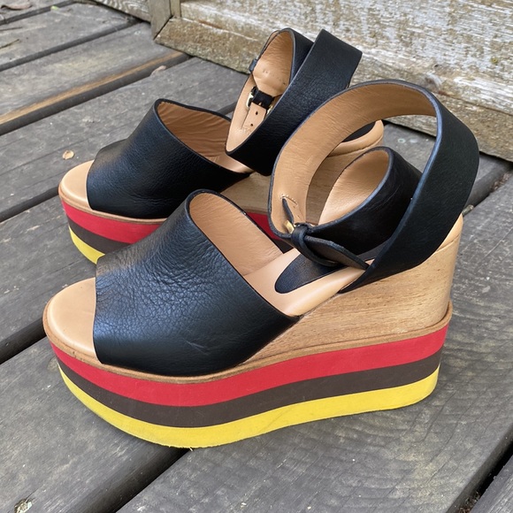 Paloma Barcelo Shoes - PALOMA BARCELÒ Ayaka open toe wedge sandals